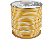 Logu un durvju blīvējums, TOYA, 76757, pašlīmējošs, EPDM, balts, 100m (2x50m), izmērs 9x7.4mm