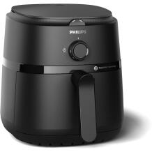 Philips аэрогриль NA120/00, мощность 1500 Вт, объем 4.2 л, 12 программ, регулируемый термостат, легкая очистка
