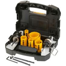 Dewalt Zāģis caurumiem DT90358-QZ 10 gab. Bi-Metal, 20mm-64mm, 44mm griezuma dziļums, 2 mandreļi, 2 urbji