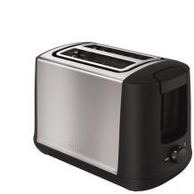Tefal Toaster TT340830, 2, nerūsējošais tērauds, 7 brūnināšanas līmeņi, automātiska maizes centrēšana, noņemams drupatu trauks