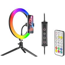 Tracer Žiedinė lempa TRAOSW46807, 26cm, 600-1700lm, 2800-7000K, 33x5050 RGB, 120x2835, belaidis pultas