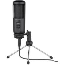 White Shark Mikrofonas TAUS, 14mm, kardioidinis, 20Hz-20kHz, -13.5dB, 93.5dB, 192kHz/24bit, USB A-B 1.5m