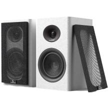 Laudberg XS1W grāmatu plaukta skaļruņi, 80 W, 4 collu zemfrekvences, 1 collu augstfrekvences, Bluetooth 5.3, 255 x 175 x 150 mm