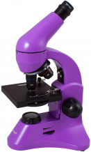 Mikroskoop eksperimentaalse komplektiga, K50 Rainbow 50L PLUS, lilla, 64x - 1280x, L69077, LEVENHUK
