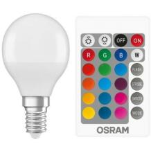 Osram LED pirn RGBW 5430877, 4.9W, 470Lm, E14, P45, mattpind, soe valge/mitmevärviline valgus