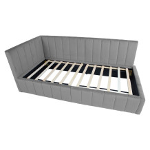 Gulta JASPER 90x200cm, pelēka 28524