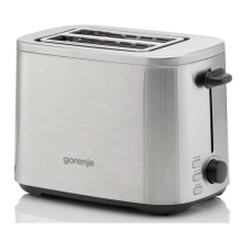 Gorenje T800DS skrudintuvas duonai skrudinti 2 lizdai 7 lygiai atitirpinimas pašildymas nerūdijantis plienas