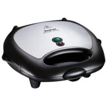Tefal Sumuštinių keptuvė SW614831, 700 W, 3 plokštės, juoda/nerūdijantis plienas, lengvai valoma, apsauga nuo perkaitimo