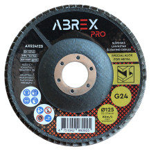 Slīpējamais disks lapiņu 125mm G24 Standard ABREX