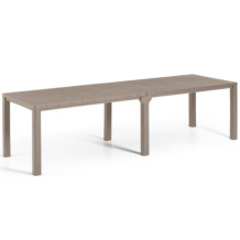 Dārza galds Julie Double Table (2 konfigurācijas) bēšs; 29210662587 KETER