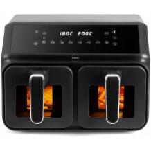 Eldom аэрофритюрница FR210 dualcrisp, 2200 W, 8 л, электронный термостат, 2 независимых ящика