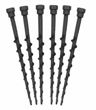 Įkrovimo stoties tvirtinimo detalės 18cm 6vnt, Auto-Mow, 41550126, juoda