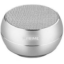 Prime3 Bluetooth kõlar ABT03SL, 3 W, 5 h, 300 mAh, FM, AUX, microSD, microUSB, hõbedane värv