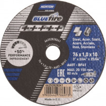 Pjovimo diskas  metalui 76x1,0x10 mm BlueFire
