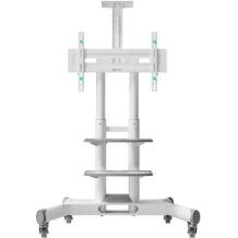 Onkron TV alus TS1552-W, 40-70 tolli, maksimaalne koormus 60.5 kg, kõrguse reguleerimine 1200-1500 mm, 2 AV riiulit