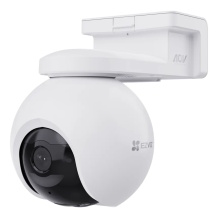 EZVIZ EB8 lauko PTZ saugumo kamera 8MP 4K 4G WiFi naktinis matymas 15m Balta