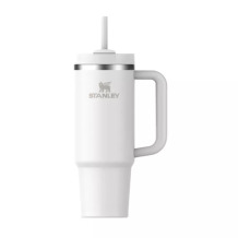 Termokrūze ar salmiņu Stanley The Quencher H2.0 FlowState Tumbler 1,18 L – balta