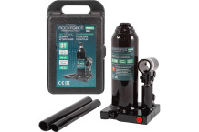 Hidraulinis butelinis domkratas, Rockforce, RF-T90304-S, 3t, aukštis 194-372 mm