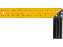 Metāla stūra lineāls leņķis 250 mm 90° / 45° 18250 TOYA