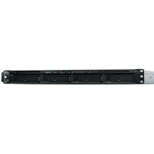 Synology Saugojimo sistema RX418, 1 eSATA prievadas, 4 3.5"/2.5" SATA diskai, 1U, maitinimo laidas, vartotojo vadovas