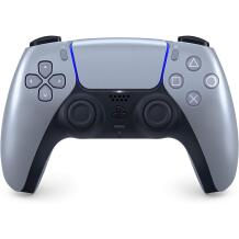 Sony Spēļu kontrolieris PlayStation 5 DualSense 1000040729, 106mm, 160mm, 66mm, 280g, akumulators, Bluetooth/USB, sudraba krāsa