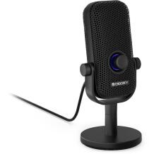 Endorfy микрофон EY1B013, частота 30 - 18000 Гц, битрейт 24 бит, USB Type-C, черный, настольное крепление, 2 м кабель