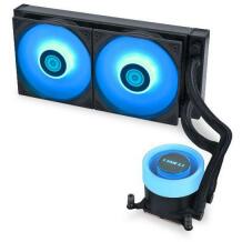 Lian Li CPU Aušintuvas GA II Lite G89.GA2L24RB.00, 2 ventiliatoriai, 2500 RPM, 79 cfm, 5.1 mmH2O, juodas