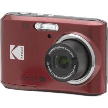 Kodak FZ45 digitaalne kaamera FZ45RD, 16.35MP, 4x optiline suum, 1080p video, 2.7" LCD, 63MB sisemine mälu, punane