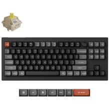 Клавиатура Keychron V3U-D4 8K, 2.4 GHz, Bluetooth 5.3, RGB LED, 660 ч работы от аккумулятора, 57 г силы нажатия
