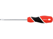 Skrūvgriezis plakanais 4×100 mm magnētisks S2 tērauds HRC58 satinēta apdare YT-25904 Yato