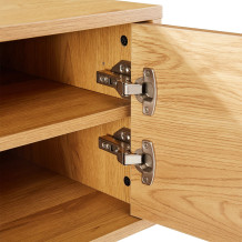 TV galds LINE 150x40xH50cm, melamīns ar ozola rakstu 45125