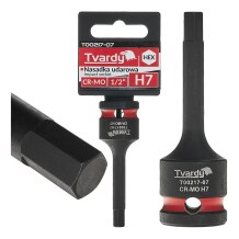 HEX Impact Socket 1/2" H7 CR-MO Tvardy T00217-07