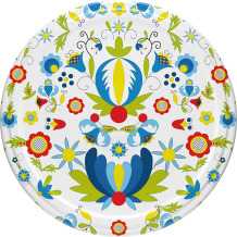 Skrūvējams vāks Ø 66 Kašubas raksts 10 gab BROWIN 136421