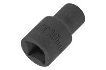 6-point socket, FORCEKRAFT, FK-44510K, 10 mm, 1/2"DR, CrMo steel, impact resistant