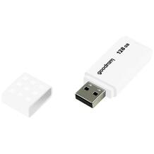 Goodram Pendrive UME2 128GB USB 2.0 UME2-1280W0R11, 128GB, 20MB/s, 5MB/s, baltas, USB 2.0, palaiko Linux, Mac OS, Windows 2000