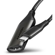 Axagon Видео Кабельный Адаптер RVC-HI2M 0.25m USB Type-C на HDMI 2.1a 4K/60Hz HDR10, 23g, 65x22x10mm