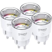 Gosund nutikas pistik EP2-Z-4, 10A, 100-240V AC, 50/60Hz, ZigBee, kaugjuhtimine, energiatarbimise jälgimine, ajakavad, taimer