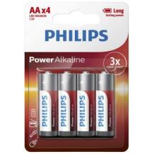 Philips Батарея LR6/AA 3840029, 1,5 В, 4 шт., Щелочная, Одноразовая