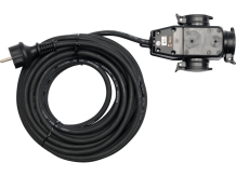 3Way Ext.Cord In Rubber Protect. 10M YT-8116 YATO