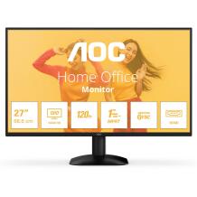 Aoc LCD монитор Q27B35S3 68.6 см 2560 x 1440 Quad HD 120Гц 1мс IPS VESA крепление, черный