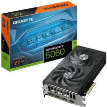 Gigabyte Vaizdo plokštė GV-N5060EAGLE OC-8GD, 8GB GDDR7, 128bit, PCI-E 5.0, 2550 MHz, 3 x DisplayPort, 1 x HDMI