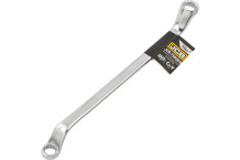 Atvērtā uzgriežņu atslēga 75° liekumā, JCB, JCB-7590810, 8x10mm, CrV tērauds