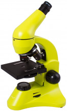 Mikroskoop eksperimentaalse komplektiga, K50 Rainbow 50L PLUS, laimiroheline, 64x - 1280x, L69079, LEVENHUK