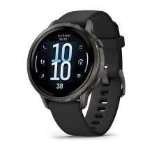 Garmin Venu 4 išmanusis laikrodis sveikatai ir sportui 41mm AMOLED 1.2" 390x390 GPS Wi-Fi jutiklinis ekranas Black