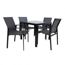 Laua ja 4 tooli komplekt AMALFI