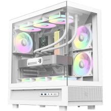 Gamemax Korpus NEX C51 WH, 1+1 x 3.5", 1 x 2.5", 7 laiendusslotti, ATX/BTF, 2 x USB 3.0, 1 x USB-C, 1 x kõrvaklapid