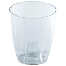 Prosperplast Gėlių vazonas Douw 7094076, Ø 16 cm, 18.3 cm, 2.4 l, skaidri spalva.
