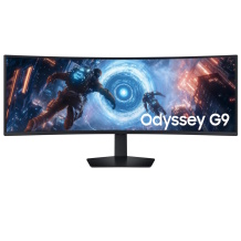 Samsung LS49FG910EUXEN Odyssey G9 49" Dual QHD 5120×1440 144 Hz curved LCD gaming monitor VA 1000R 1 ms Black