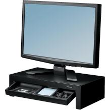 Fellowes Designer Suites Monitor Riser 8038101, 40.6cm, 23.8cm, 11.1cm, kõrguse reguleerimine, must