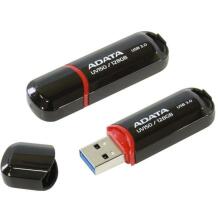 Adata USB atmintinė AUV150-128G-RBK, 128 GB, USB Type-A, 3.2 Gen 1, juoda, dangtelis